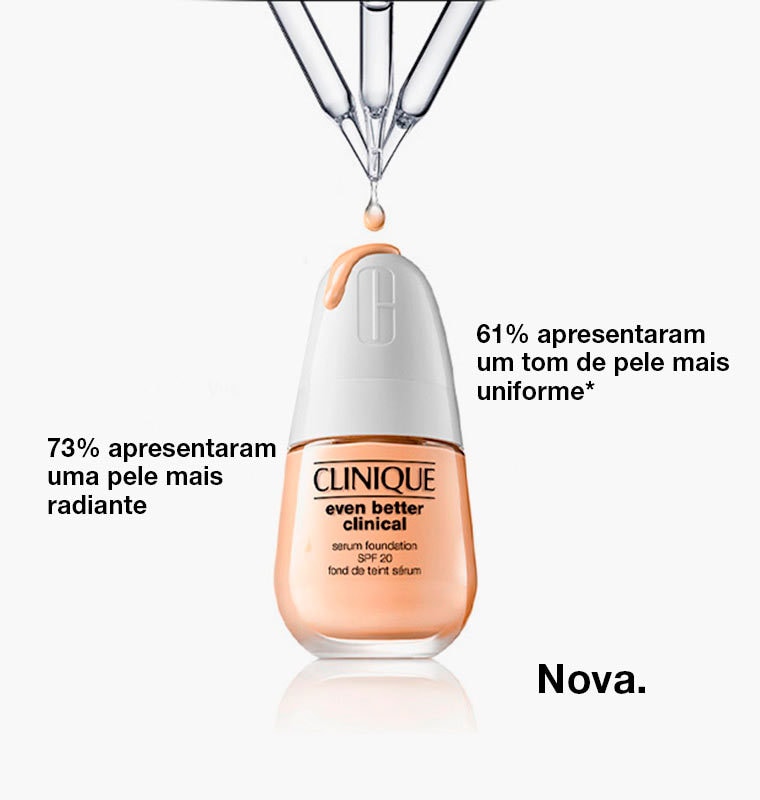 Nova. Base + Sérum Even Better Clinical com FPS 20
