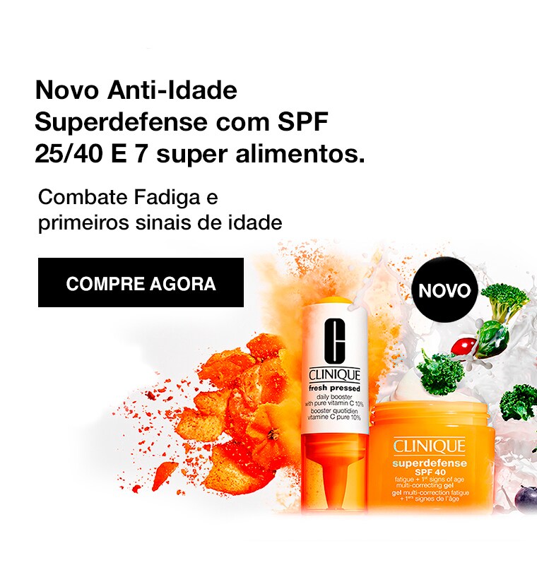 Potencialize sua rotina anti idade com novo Anti Idade Superdefense SPF40 Ganhe batom Chubby Stick nas compras do lançamento.