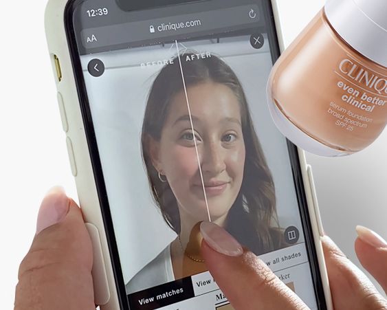 Experimente nossa base #1 - pelo celular! Encontre a sua cor ideal virtualmente e compre sem medo de errar!