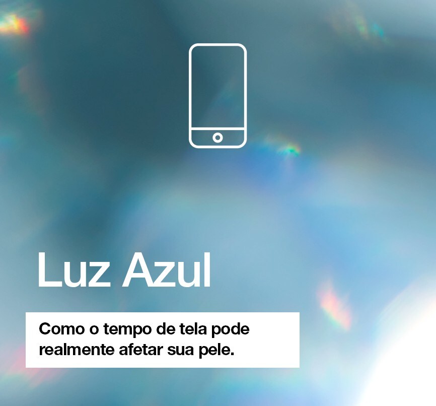 As bandeiras vermelhas ou luz azul. Como o tempo de tela pode realmente afetar sua pele.