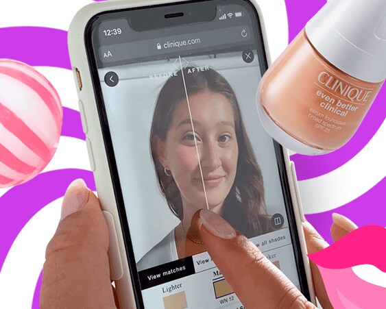 Experimente nossa base #1 - pelo celular! Encontre a sua cor ideal virtualmente e compre sem medo de errar!