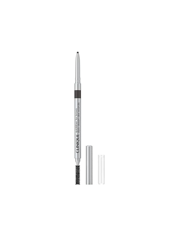 Lápis de Sobrancelhas Quickliner ™ For Brows, Lápis de sobrancelha ultrafino que cria sobrancelhas definidas e com aparência natural. Testado por oftalmologistas. Seguro para olhos sensíveis e usuários de lentes de contato. Testado contra alergias. 100% livre de fragrância.