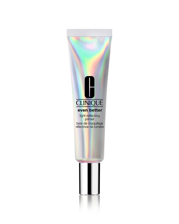 Primer Iluminador Even Better™ Light Reflecting, Um primer que melhora a aparência da maquiagem e cuida da sua pele, iluminando e hidratando para um visual mais radiante ao longo do tempo.