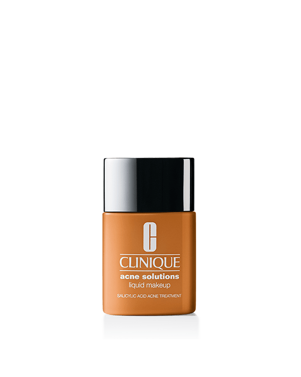 Base Líquida de Tratamento Para Acne Anti-Blemish Solutions™️️️, Base de tratamento para limpeza da pele, fortalecida com ácido salicílico, que ajuda a camuflar, limpar e previnir acne. Testada dermatologicamente.
