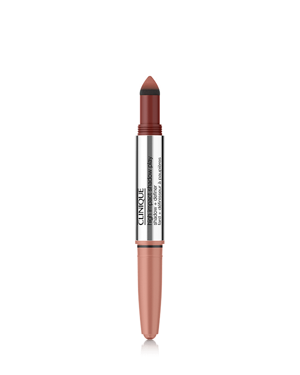 Sombra em bastão High Impact Shadow Play™️️️, Um lápis de duas pontas para criar looks completos instantaneamente. Em 10 pares de tons perfeitamente combinados.