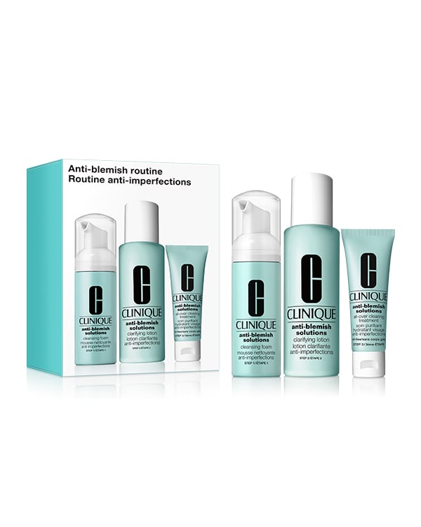 Kit de Skincare Anti-Acne Anti Blemish Solutions,