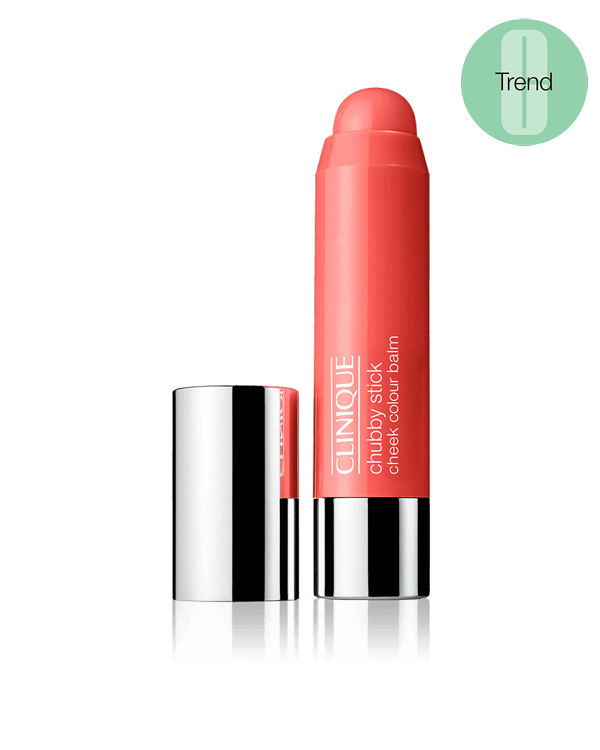 Blush em Bastão Chubby Stick™, Um blush cremoso que proporciona um acabamento natural e com aspecto saudável.